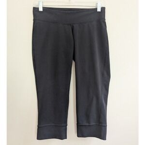 Patagonia Womens Black Capri Leggings Organic Cotton Blend Athleisure Size Small